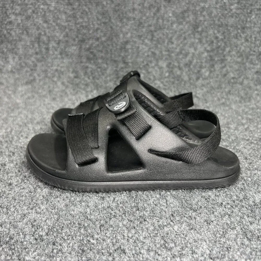 Chaco Chillos Sport Straps Sandals Youth Size 1 Black Athletic Outdoor Flip Flop